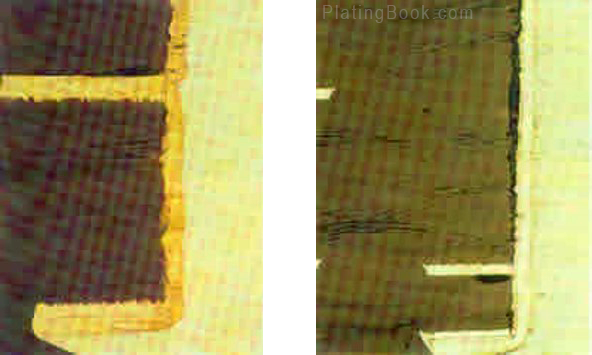 树脂缩陷切片图