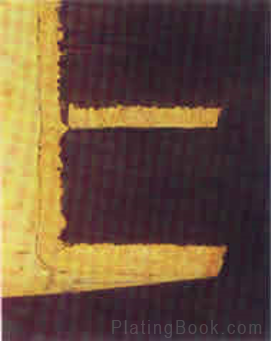 内层互连后分离的线路板切片图