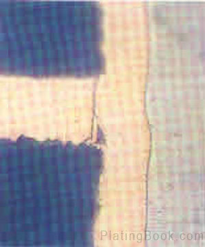 漂锡试验内层互连分离的线路板切片图