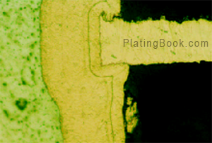 允收的凹蚀切片 允收的凹蚀切片